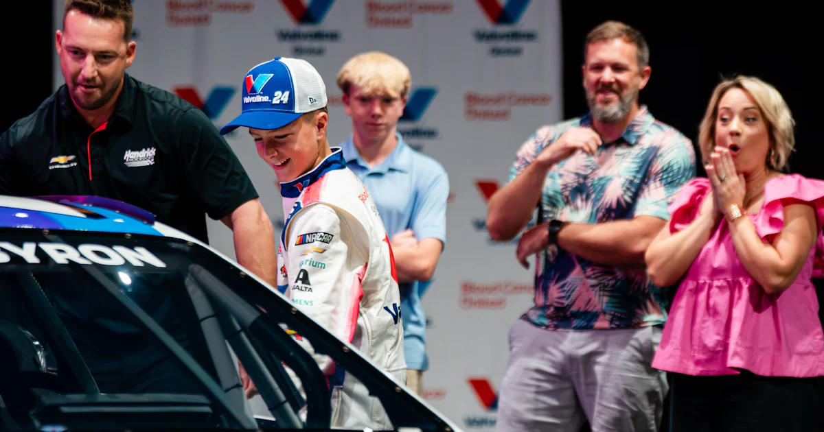 How 12-Year-Old's Artwork Became NASCAR Race Car Design