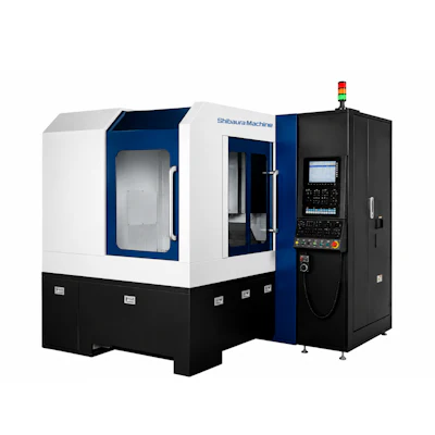The UVM-450D features an in-house 60,000 RPM spindle and a 0.01 μm minimum setting unit, with applications including optics, medical devices, semiconductor components, and press dies.