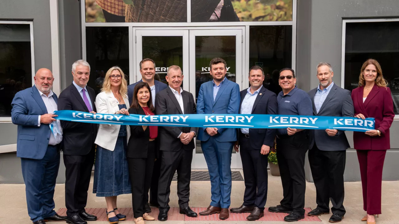 A ribbon-cutting ceremony at Kerry’s coffee extraction facility, Hanover Township, Pa., Sept. 30, 2026.