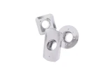 White dual-head motion-activated security light fixture with sensor and adjustable arms